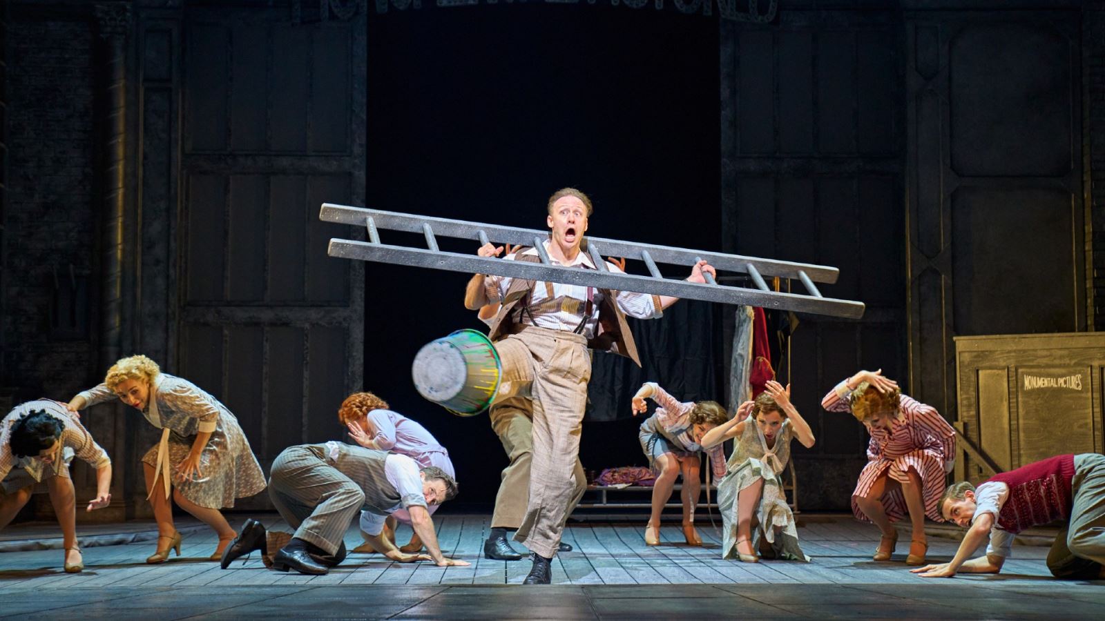 Kevin Clifton and company in Singin' in the Rain